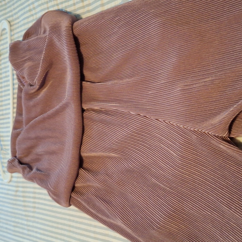 Strapless pantsuit flare leg romper